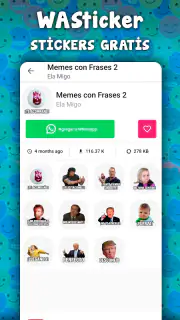Stickers graciosos para WhatsA screenshot 6
