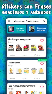 Stickers graciosos para WhatsA screenshot 7