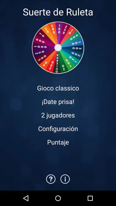 Suerte de Ruleta (español) screenshot 1