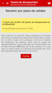 Tarjeta de discapacidad screenshot 4