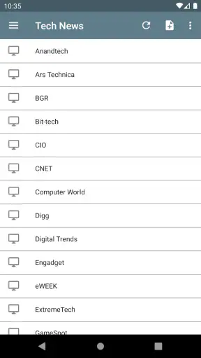 Tech News screenshot 1
