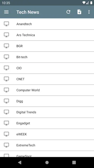 Tech News screenshot 1