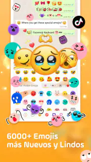 Teclado Emoji Facemoji & Fonts screenshot 2