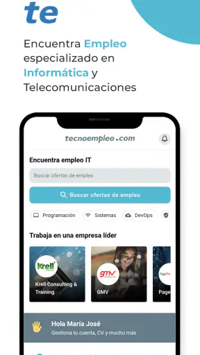 tecnoempleo.com screenshot 1