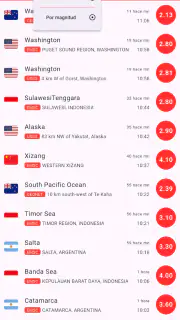 Terremotos - Alertas screenshot 1