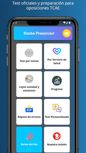 Test auxiliar enfermería -TCAE screenshot 1