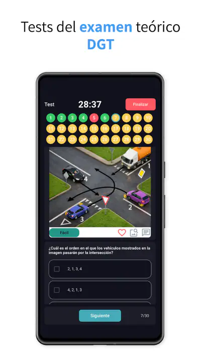 Test de conducir - TraficoTest screenshot 1