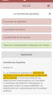Test de Constitución Española screenshot 6