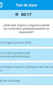 Test de Leyes para oposiciones screenshot 2