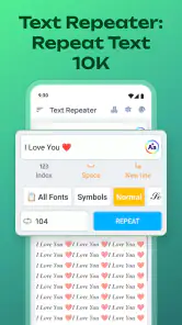 Text Repeater: Repeat Text 10K screenshot