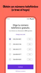 TextNow - Textos y Llamadas screenshot