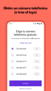 TextNow - Textos y Llamadas screenshot 2