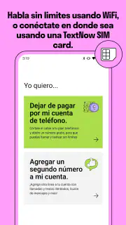 TextNow - Textos y Llamadas screenshot 3