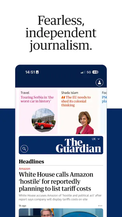 The Guardian - UK & World News screenshot 1