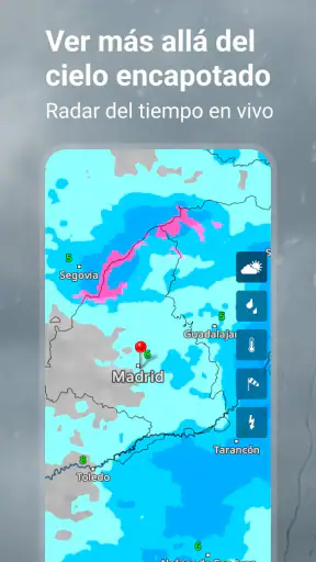 Tiempo & Radar: alarma lluvia screenshot 1