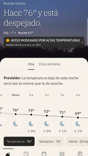 Tiempo - The Weather Channel screenshot 1