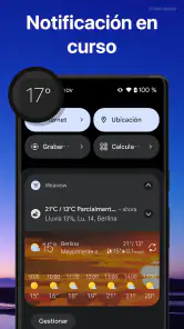 Tiempo y widget - Weawow screenshot