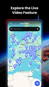 Tierra mapa en vivo & GPS screenshot