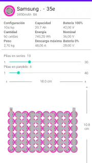 TodoBaterias Calculadora screenshot 2