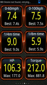 Torque Pro (OBD2 / coche) screenshot