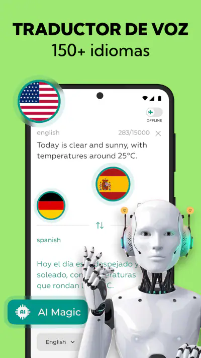 Traductor de Voz & por Foto screenshot 1