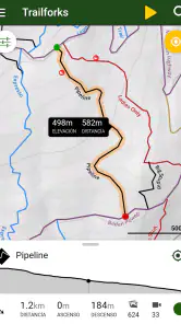 Trailforks screenshot