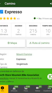 Trailforks screenshot 2