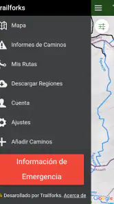 Trailforks screenshot
