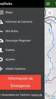 Trailforks screenshot 3