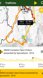 Trailforks screenshot 4