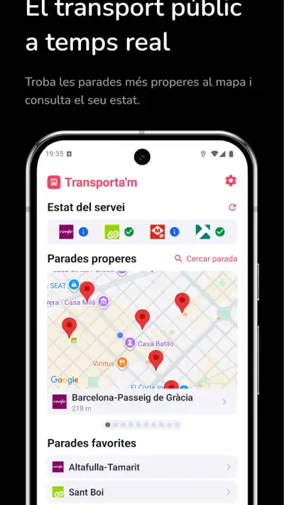 Transporta'm screenshot 1
