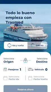 Trasmed: Reserva tu ferry screenshot 1