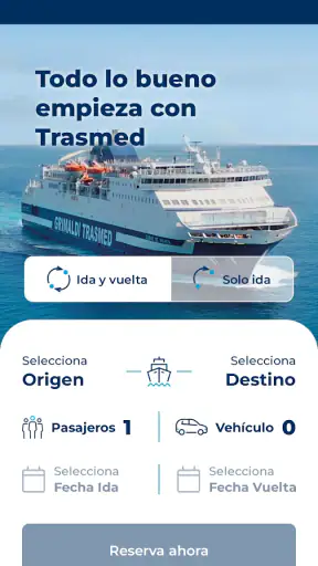 Trasmed: Reserva tu ferry screenshot 1