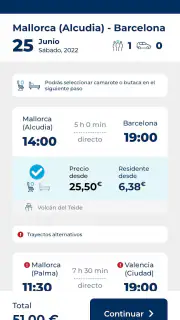 Trasmed: Reserva tu ferry screenshot 2