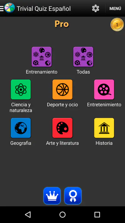 Trivial Quiz Español Preguntas screenshot 1