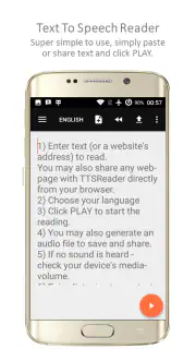 TTSReader Pro - Text To Speech screenshot 1
