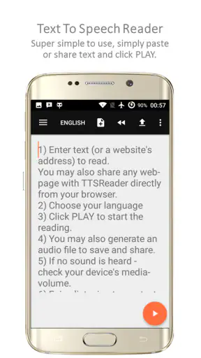 TTSReader Pro - Text To Speech screenshot 1