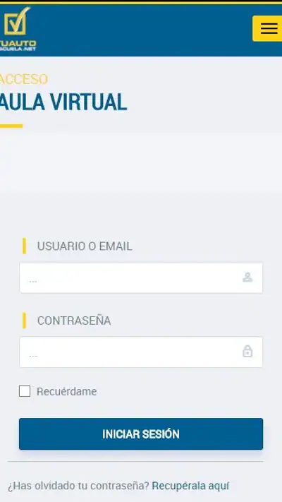 TuAutoescuela.net screenshot 1