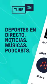 TuneIn Radio: música, fm radio screenshot