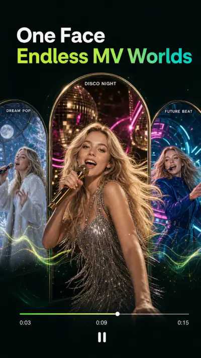 Tuni: AI Music Video Maker screenshot 1