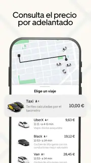Uber - Viajes en taxi y más screenshot 4