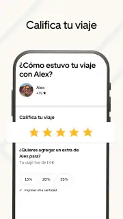 Uber - Viajes en taxi y más screenshot 6