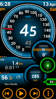 Ulysse Speedometer Pro screenshot 1