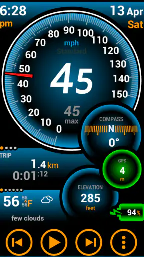 Ulysse Speedometer Pro screenshot 1