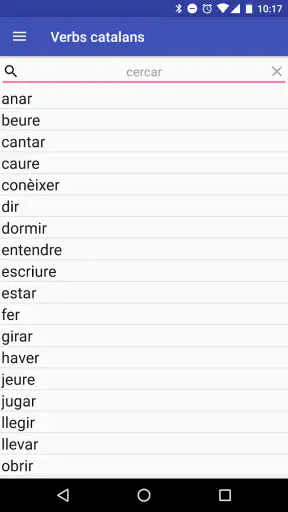 Verbs catalans screenshot 1
