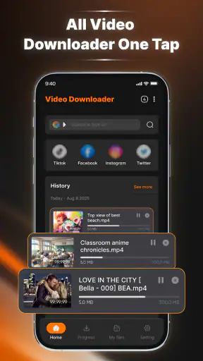 Video Downloader: Easy Save screenshot 1