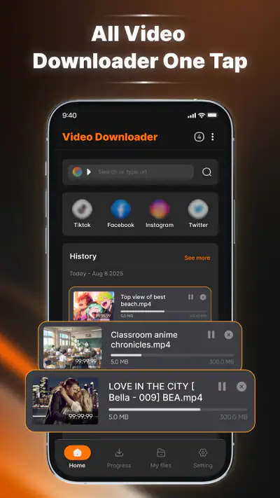 Video Downloader: Easy Save screenshot 1