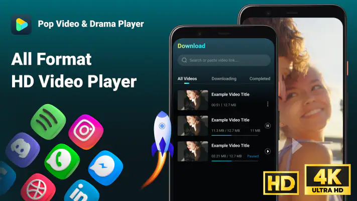 Video Downloader & Fast safe screenshot 1