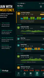 VinApp Cycling Training screenshot 1