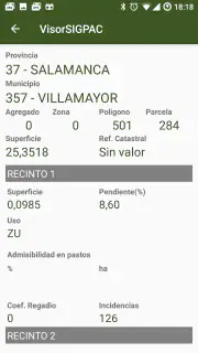 VisorSIGPAC - Libreta de campo screenshot 7